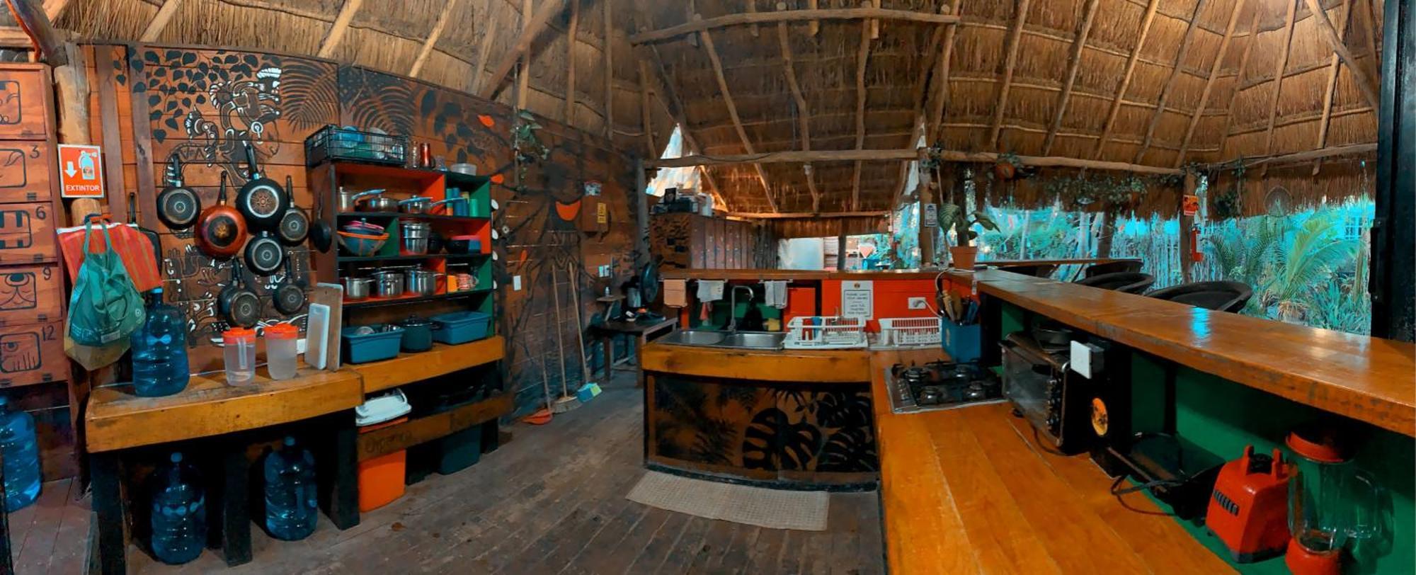 Kin Hostal And Camping Ilha Holbox Exterior foto