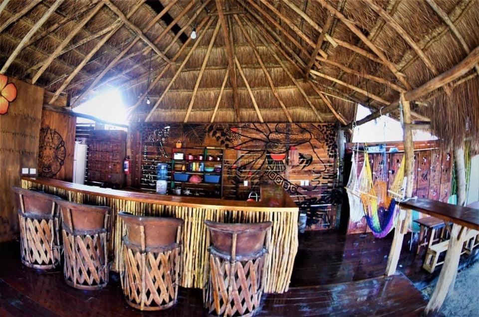Kin Hostal And Camping Ilha Holbox Exterior foto